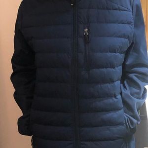 Navy Blue Light Puffer